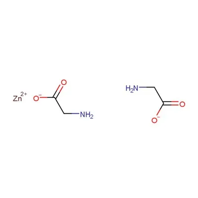 14281-83-5 GLICĪNA CINKA SĀLS C4H8N2O4Zn